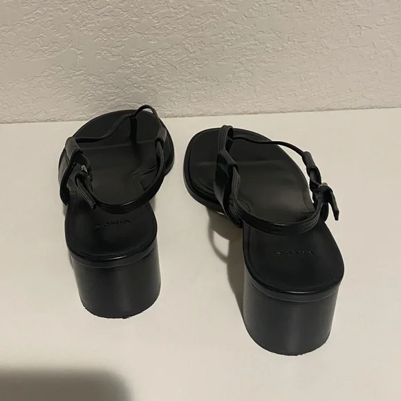 Vince Thong Slingback Sandal with Block Heel - Picture 2 of 8